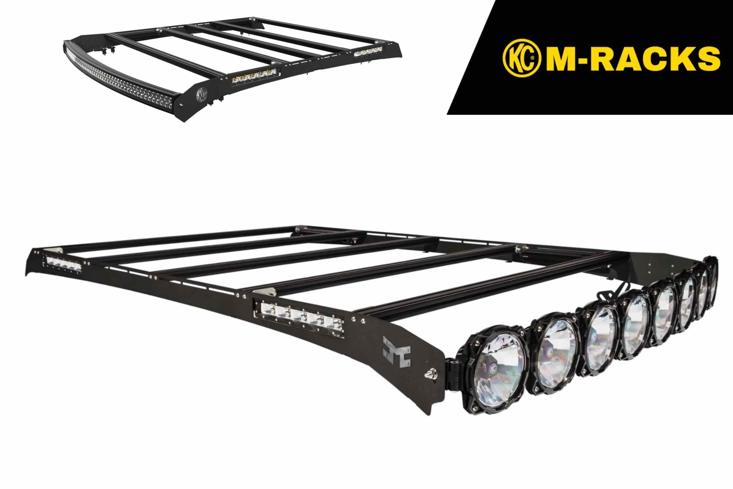 Jeep roof rack discount lights